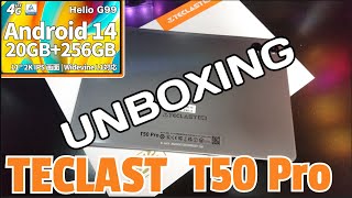 TECLAST T50 Pro Unboxing [upl. by Karrah]