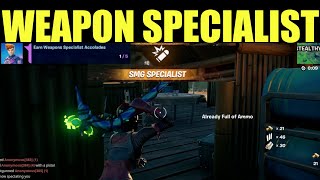 How to quotEarn weapon specialist accoladesquot  Fortnite Season 5 week 1 Challenges [upl. by Briggs216]