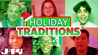 Hayley LeBlanc Pearce Joza JoJo Siwa amp More Reveal Favorite Holiday Traditions [upl. by Rohclem]