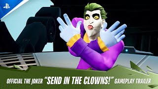 MultiVersus  The Joker “Send in the Clowns” Gameplay Trailer  PS5 amp PS4 Games [upl. by Ztnarf]