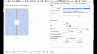 PVC ALU ein Computerprogramm fur Fenster und Turen [upl. by Nosned51]