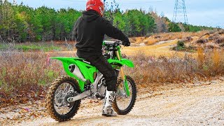 Riding My 2020 Kawasaki KX250F [upl. by Samul817]