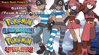 Pokémon Omega Ruby amp Alpha Sapphire  Vs Team AquaMagma Highest Quality [upl. by Lieno]