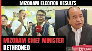 Mizoram Election Results  Mizoram CM Zoramthanga Loses Seat His Party MNF Set To Lose Elections [upl. by Riaj772]