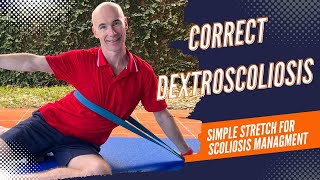 Reverse C scoliosis correction exercises thoracic and lumbar [upl. by Rolan]