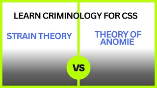 Lecture no 03 Part No02 CRIMINOLOGY Strain TheoryCSSNOABY SIR UMAIR [upl. by Llevad]