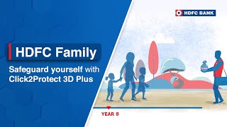 Safeguard yourself with Click2Protect 3D Plus  HDFC Life [upl. by Blackmun]