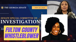 Testimony from Amanda Timpson Fulton County DA Whistleblower  Georgia Senate Committee Hearing [upl. by Deeyn]