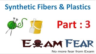 Chemistry Synthetic Fibers amp Plastics Part 3 Synthetic fibers as Polymers Class 8 VIII [upl. by Sperling288]