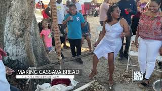 MAKING CASSAVA BREAD  A STAPLE INDIGENOUS DISH [upl. by Raamal]