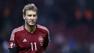 Nicklas Bendtner  The Viking Lord  All Goals for Denmark [upl. by Citarella]