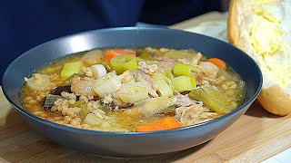 CockaLeekie Soup Recipe TRADITIONAL SCOTTISH DISH [upl. by Downey938]