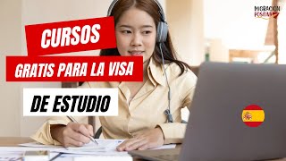 ✅ CÓMO BUSCAR CURSOS GRATIS EN ESPAÑA ⭕️ Para la Visa y Estancia de Estudios TUTORIAL👨🏻‍🎓👩‍🏫 [upl. by Maurise]