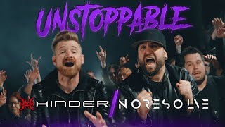 UNSTOPPABLE sia ROCK Cover by NO RESOLVE amp HinderBackstage Official Music Video [upl. by Naleek]