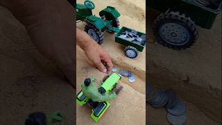 Mini Tractor Trolley Machine Project With Diesel Engine For tractorsifan king toyyoutubeshorts [upl. by Shelman]