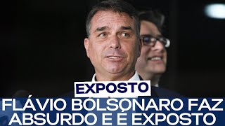 FLÁVIO BOLSONARO FAZ ABSURDO E É EXPOSTO [upl. by Selma]