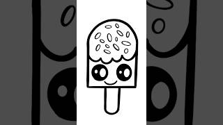 comment dessiner une glace kawaii facile [upl. by Avraham370]