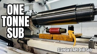 Big Rig Drive Sub  Megabore Lathe  CNC Machining [upl. by Torosian]