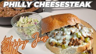 Philly Cheese Steak Sloppy Joe Recipe [upl. by Brentt463]