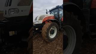 Steyr CVT 6180  Köckerling Trio 4 Meter 🔥😍 Pure Sound farming viralvideo [upl. by Malloy215]