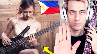 This Filipino Bassist Must Be STOPPED Bass Battle [upl. by Iuqcaj]