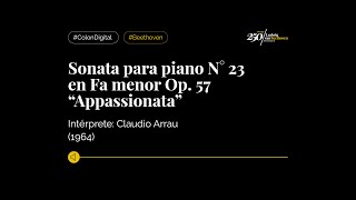 Beethoven  Sonata para piano N° 23 en Fa menor Op 57“Appassionata” [upl. by Meares]