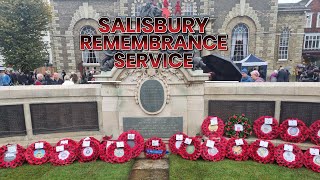 Remembrance Service Salisbury 2024 [upl. by Efthim]