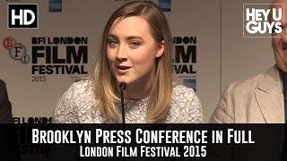 Brooklyn Press Conference in Full  Saoirse Ronan [upl. by Ahsaelat]