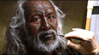 How I PAINT a REALISTIC PORTRAIT in OILS  My favourite portrait yet [upl. by Libb]