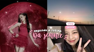 ✨Seguindo a rotina da JENNIE KIM do BP vlogjennie e etc BEARNNIE 💕 [upl. by Tomasina]