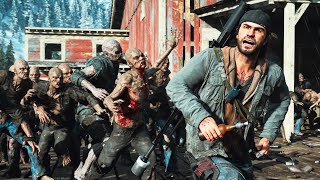 Days Gone  The Sawmill Horde Boss Fight Noob vs Biggest Zombie Horde in Gaming History [upl. by Nueoras]