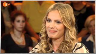 Jana Beller bei Markus Lanz Gewinnerin Germanys next Topmodel 160611 [upl. by Annauj]