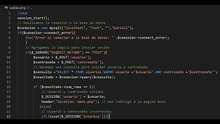 quotCREA UN FORMULARIO DE INICIO DE SESIÓN CON LIMITE DE INTENTOS EN HTML PHP Y MYSQLquot [upl. by Elraet201]