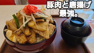 【千葉県成田市とんじん】豚丼と唐揚げのコンビは最強です [upl. by Avlis]