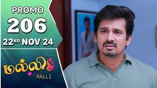 Malli Serial Promo Today Episode 22nd November 2024Vijay Malli [upl. by Sigismundo]