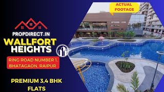 🏢 Wallfort Heights  ☎9162650 04243  Experience Premium Living at its Best in Bhatagaon Raipur [upl. by Ariait]