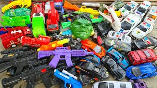 HUNTING TOYS GUNS AK47 M16 SHOTGUN SOFT BULLET GLOCK PISTOL REVOLVER WATER GUN SPORTCAR [upl. by Ataynek7]