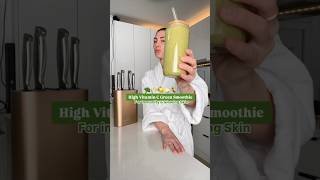 Hydrating Morning smoothie for GLOWING skin glowingskin pilatesgirl [upl. by Viquelia]