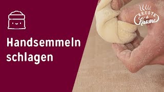 Handsemmel schlagen  perfekte Kaisersemmel selbst backen  KrusteampKrume ProfiBacktipps [upl. by Kuo]