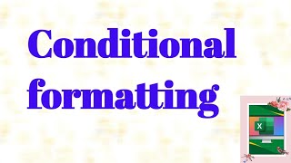 Conditional formatting in Excel  Excel tutorials in Hindi [upl. by Skricki]