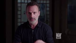 Talking Dead  Andrew Lincoln on working with Melissa McBride over the years [upl. by Yup]