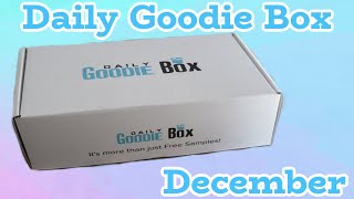 Daily Goodie Box Unboxing  December 2022 [upl. by Salvay]