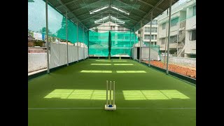 MAKING VIDEO  EPIC CRICKET ACADEMY  INDOOR CRICKET NETS  NET PRACTICE  KAZHAKOOTAM [upl. by Kevyn431]