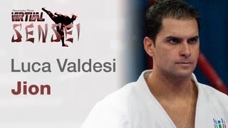 Luca Valdesi  Kata Jion  21st WKF World Karate Championships Paris Bercy 2012 [upl. by Yedoc816]