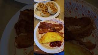 Here is my great breakfast at Hampton Inn hotel breakfast great travel fun [upl. by Abana]