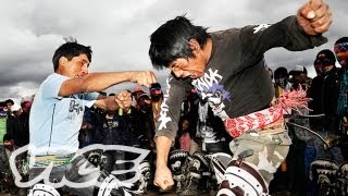 Takanakuy Fistfighting in the Andes [upl. by Atselec]