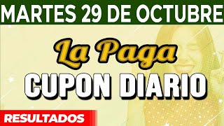 Resultado del sorteo Cupon Diario del Martes 29 de Octubre del 2024 [upl. by Donatelli]