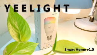 Xiaomi YEELIGHT Smart LED Bulb 1S COLOUR  Full Review And Setup  For Desk Setups  Smart Home [upl. by Brunelle519]