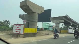 Singaperumal Koil Flyover  Construction status [upl. by Annoved]