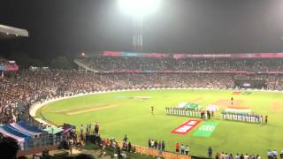 National Anthem  Jana Gana Mana  Amitabh Bachchan  Eden Gardens  India vs Pakistan [upl. by Gerti]